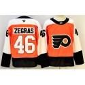 Philadelphia Flyers #46 Trevor Zegras Orange 2024 Stitched Jersey