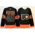 Philadelphia Flyers #46 Trevor Zegras Black 2024 Stitched Jersey