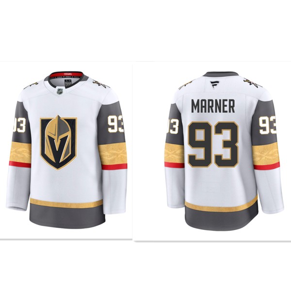 Vegas Golden Knights #93 Mitchell Marner White 2024-25 Home Stitched Jersey