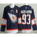 Edmonton Oilers #93 Ryan Nugent Hopkins Navy Alternate Authentic Jersey
