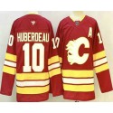 Calgary Flames #10 Jonathan Huberdeau Red Authentic Jersey