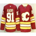 Calgary Flames #91 Nazem Kadri Red Authentic Jersey