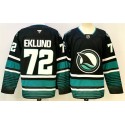 San Jose Sharks #72 William Eklund Black 2024-25 Alternate Stitched Jersey
