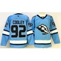 Utah Mammoth #92 Logan Cooley Blue Stitched Jersey