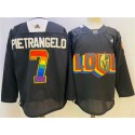 Vegas Golden Knights #7 Alex Pietrangelo Black 2024-25 Home Stitched Jersey