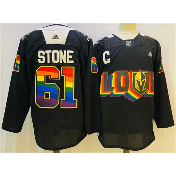 Vegas Golden Knights #61 Mark Stone Black 2024-25 Stitched Jersey