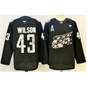 Washington Capitals #43 Tom Wilson Black Cherry Blossom With A Patch Stitched Jersey