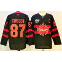 Canada #87 Sidney Crosby Black 2025 4 Nations Face-Off Premium With C Patch Stitched Jersey