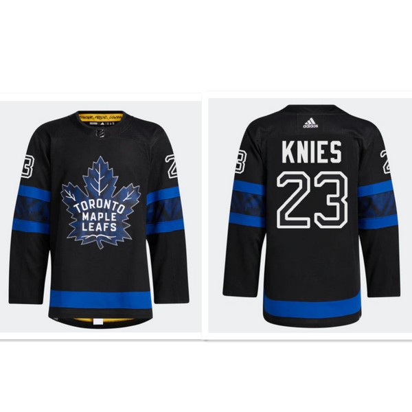 Toronto Maple Leafs adidas #23 Matthew Knies Authentic X Drew House Flipside Alternate Jersey