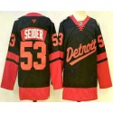 Detroit Red Wings #53 Moritz Seider Black 2025 Stadium Series Stitched Jersey