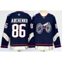 Columbus Blue Jackets #86 Kirill Marchenko Navy 2024-25 With C Patch Stitched Jersey
