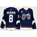 Columbus Blue Jackets #8 Zach Werenski Navy 2024-25 With A Patch Stitched Jersey