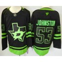 Dallas Stars #53 Wyatt Johnston Black Alternate Authentic Jersey
