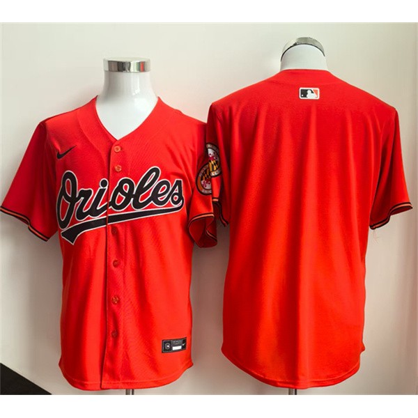 Baltimore Orioles Blank Orange Limited Stitched Jersey
