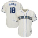 Seattle Mariners 18 Yusei Kikuchi Cream Cool Base Jersey