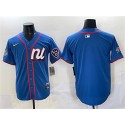 Milwaukee Brewers Blank Blue 2025 All-Star Edition Limited Stitched Jersey
