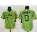 Houston Astros #0 Orbit Green 2025 City Connect Limited Stitched Jersey