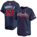 Atlanta Braves #23 Michael Harris II Navy 2025 Speedway Classic Alternate Limited Stitched Jersey