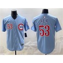 Chicago Cubs #53 Colin Rea Blue 2024-25 2nd Alternate Limited Stitched Jersey