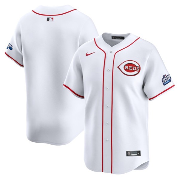 Cincinnati Reds Blank White 2025 Speedway Classic Home Limited Stitched Jersey