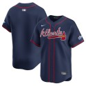 Atlanta Braves Blank Navy 2025 Speedway Classic Alternate Limited Stitched Jersey