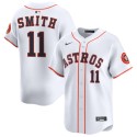 Houston Astros #11 Cam Smith White 2025 Home Limited Stitched Jersey
