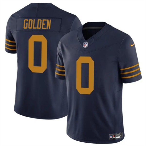 Green Bay Packers #0 Matthew Golden Navy The 1923 Classic Vapor F.U.S.E. Limited Football Stitched Jersey
