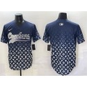 Dallas Cowboys Blank Navy Limited Stitched Jersey