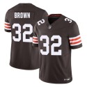 Cleveland Browns #32 Jim Brown Brown F.U.S.E. Vapor Limited Football Stitched Jersey