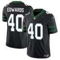 New York Jets #40 Donovan Edwards Black 2025 F.U.S.E. Vapor Untouchable Limited Football Stitched Jersey
