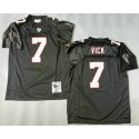 Atlanta Falcons #7 Michael Vick Black 2003 Throwback Jersey