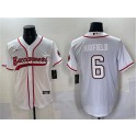 Tampa Bay Buccaneers #6 Baker Mayfield White Cool Base Stitched Jersey