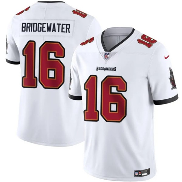 Tampa Bay Buccaneers #16 Teddy Bridgewater White Vapor Limited Football Stitched Jersey