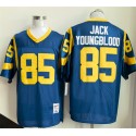 Los Angeles Rams #85 Jack Youngblood Royal Throwback Football Stitched Jersey