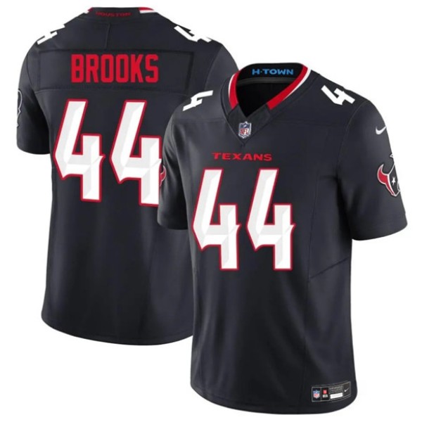 Houston Texans #44 British Brooks Navy 2025 F.U.S.E. Vapor Limited Football Stitched Jersey
