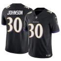 Baltimore Ravens #30 D'Ernest Johnson Black 2025 F.U.S.E Vapor Limited Football Jersey