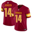 Washington Commanders #14 Josh Johnson Burgundy 2025 Draft F.U.S.E. Vapor Limited Football Stitched Jersey