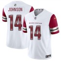 Washington Commanders #14 Josh Johnson White 2025 F.U.S.E. Vapor Limited Football Stitched Jersey