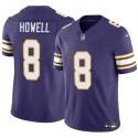 Minnesota Vikings #8 Sam Howell Purple 2023 F.U.S.E. Throwback Vapor Untouchable Limited Football Stitched Jersey