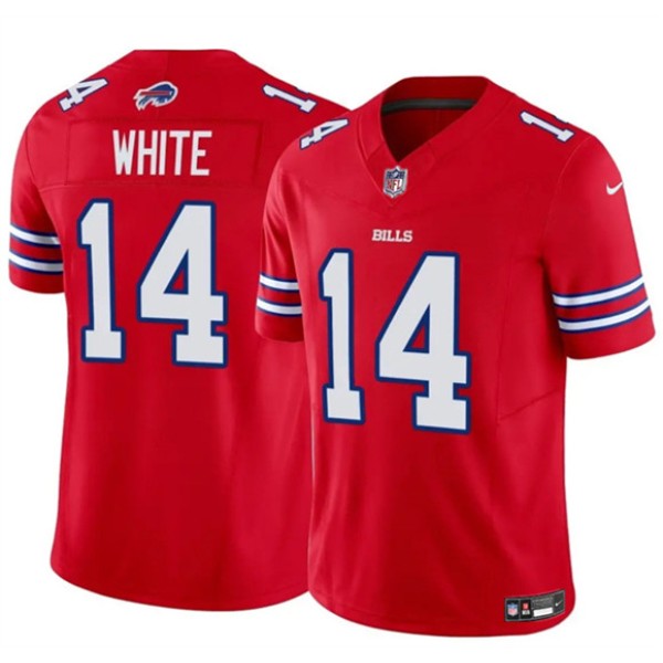 Buffalo Bills #14 Mike White Red 2025 F.U.S.E. Vapor Untouchable Limited Football Stitched Jersey