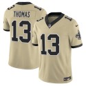 New Orleans Saints #13 Michael Thomas Gold 2025 F.U.S.E. Alternate Vapor Limited Football Stitched Jersey