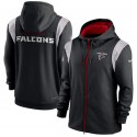 Atlanta Falcons Black Zipper Hoodie