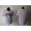 Angels Of Anaheim Blank White Cool Base Stitched Jersey
