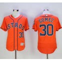 Astros #30 Carlos Gomez Orange Flexbase Authentic Collection Stitched Jersey