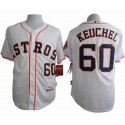 Astros #60 Dallas Keuchel White Cool Base Stitched Jersey