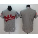 Athletics Blank Grey Fashion Stars Stripes Flexbase Authentic Stitched Jersey