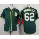 Athletics #62 Sean Doolittle Green Cool Base Stitched Jersey