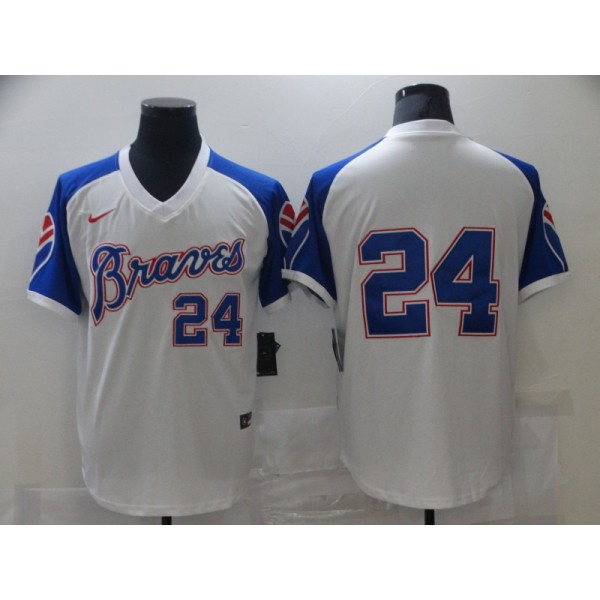 Atlanta Braves #24 Cool Base Stitched Jersey