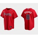 Atlanta Braves #8 Eddie Rosario Red Cool Base Stitched Jersey
