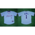 Atlanta Braves #1 Ozzie Albies 1982 Light Blue Cool Base Stitched Baseball Jersey